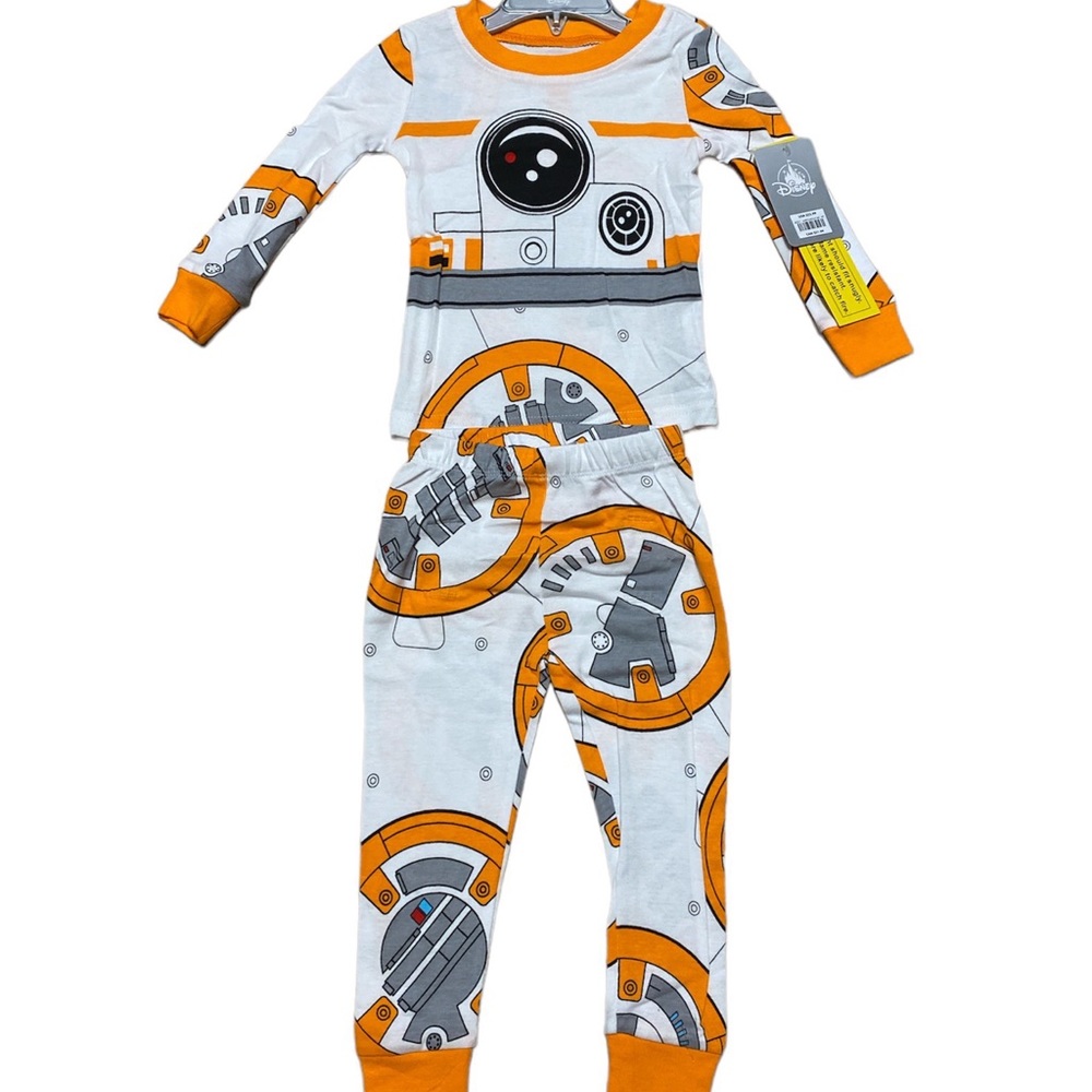 Star Wars BB8 Sleepwear Set Disney PJ PALS for Toddler Youth Unisex Size 2 New